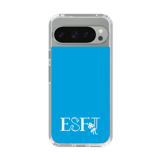 Slim Protection Case［ オリジナル - ESFJ 領事 - アルファベット - Blue ］