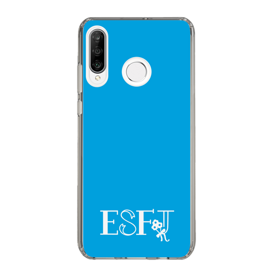 Slim Protection Case［ Original - ESFJ Consul - Alphabet - Blue ］