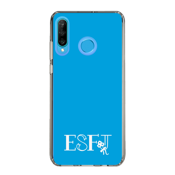 Slim Protection Case［ Original - ESFJ Consul - Alphabet - Blue ］