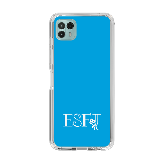 Slim Protection Case［ Original - ESFJ Consul - Alphabet - Blue ］