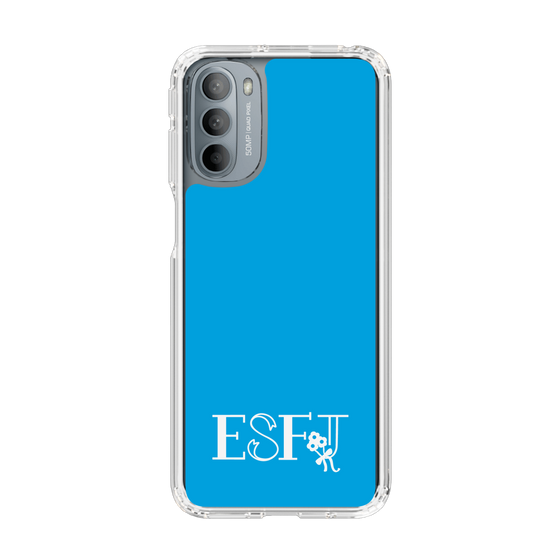 Slim Protection Case［ Original - ESFJ Consul - Alphabet - Blue ］