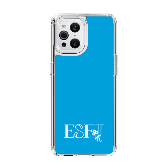 Slim Protection Case［ Original - ESFJ Consul - Alphabet - Blue ］