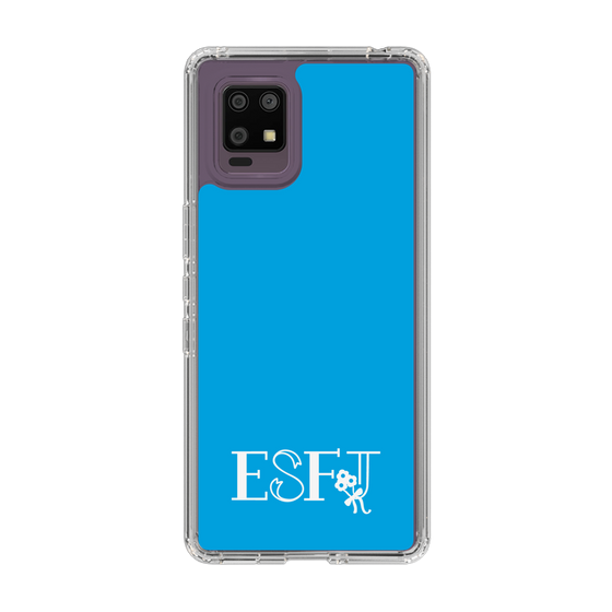 Slim Protection Case［ Original - ESFJ Consul - Alphabet - Blue ］