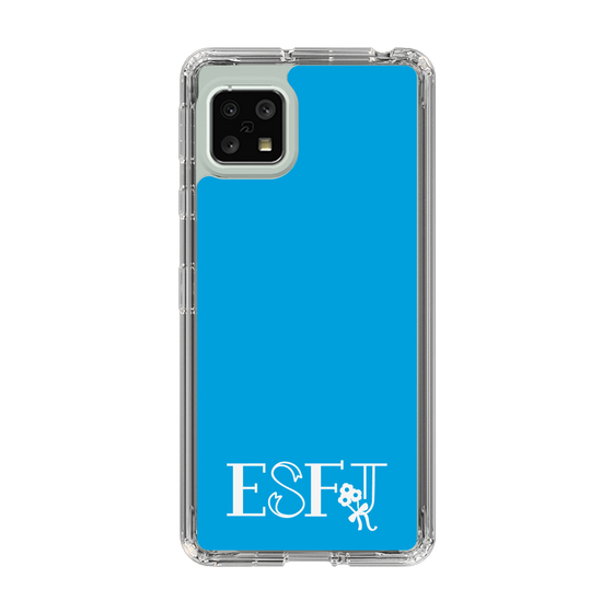 Slim Protection Case［ オリジナル - ESFJ 領事 - アルファベット - Blue ］
