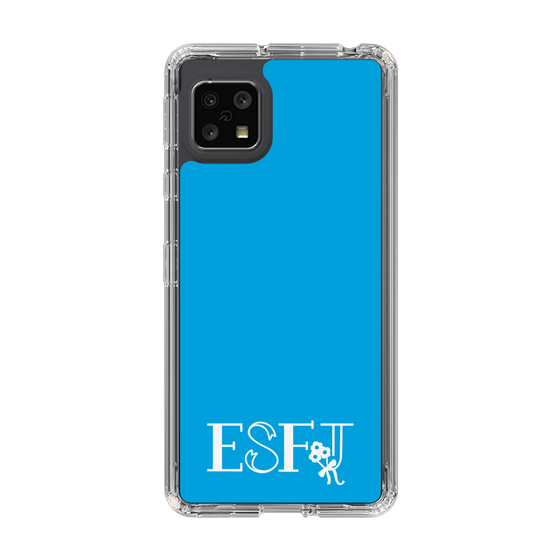 Slim Protection Case［ オリジナル - ESFJ 領事 - アルファベット - Blue ］