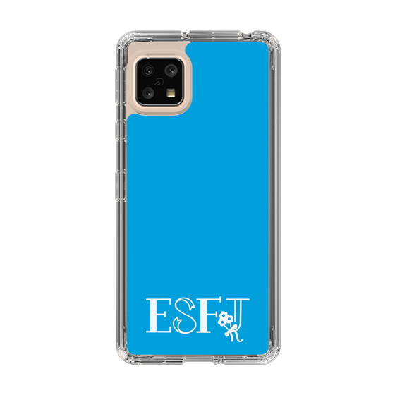 Slim Protection Case［ オリジナル - ESFJ 領事 - アルファベット - Blue ］