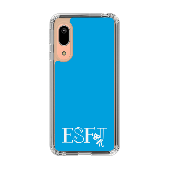 Slim Protection Case［ Original - ESFJ Consul - Alphabet - Blue ］
