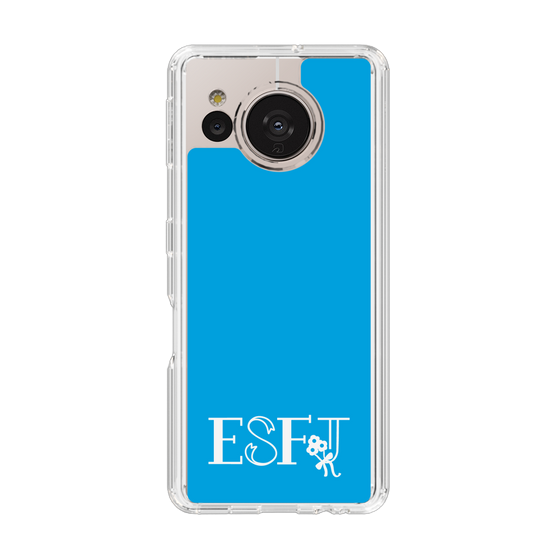 Slim Protection Case［ Original - ESFJ Consul - Alphabet - Blue ］