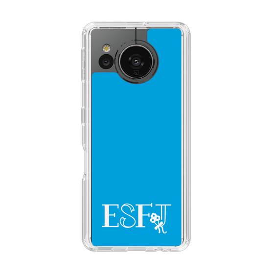 Slim Protection Case［ Original - ESFJ Consul - Alphabet - Blue ］