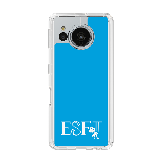 Slim Protection Case［ Original - ESFJ Consul - Alphabet - Blue ］
