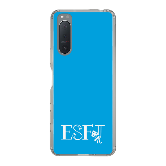 Slim Protection Case［ Original - ESFJ Consul - Alphabet - Blue ］