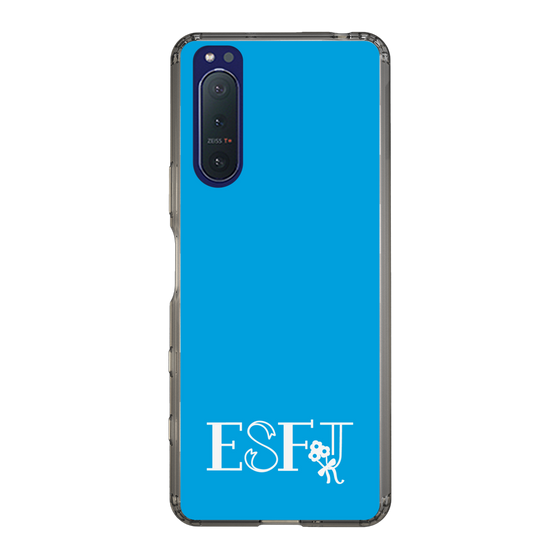 Slim Protection Case［ Original - ESFJ Consul - Alphabet - Blue ］