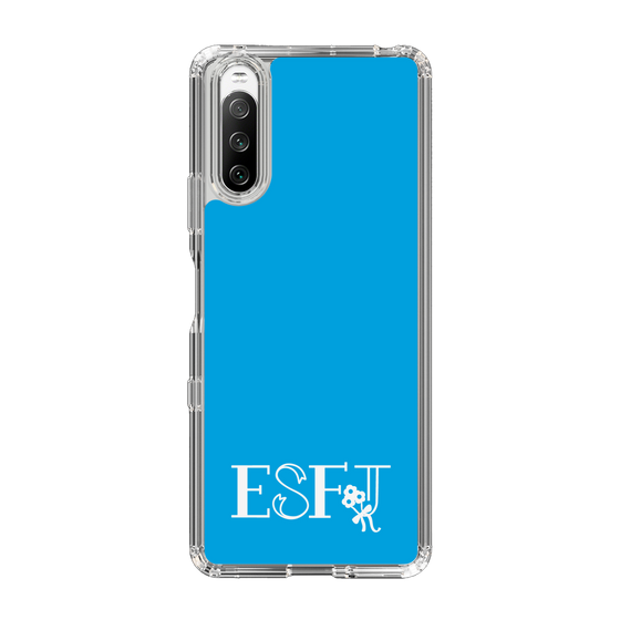 Slim Protection Case［ Original - ESFJ Consul - Alphabet - Blue ］