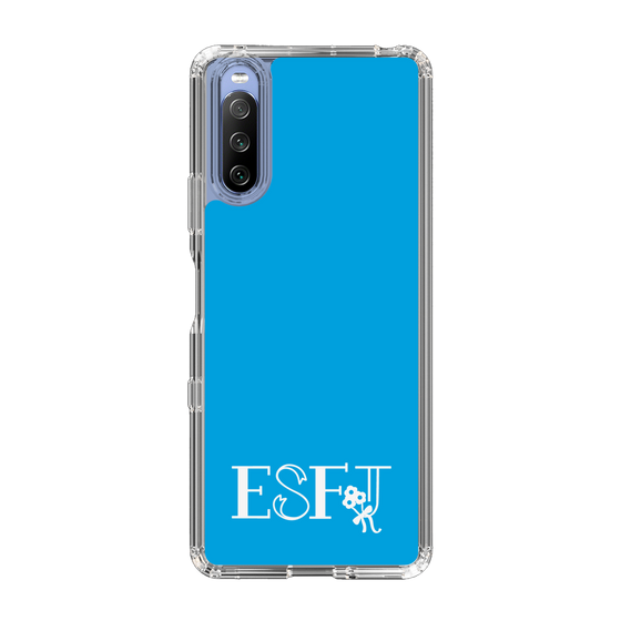Slim Protection Case［ Original - ESFJ Consul - Alphabet - Blue ］