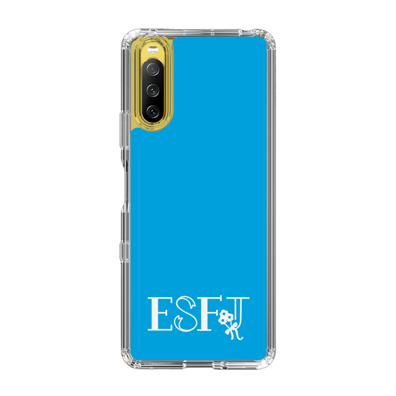Slim Protection Case［ Original - ESFJ Consul - Alphabet - Blue ］