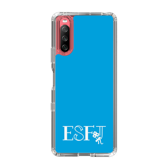 Slim Protection Case［ Original - ESFJ Consul - Alphabet - Blue ］