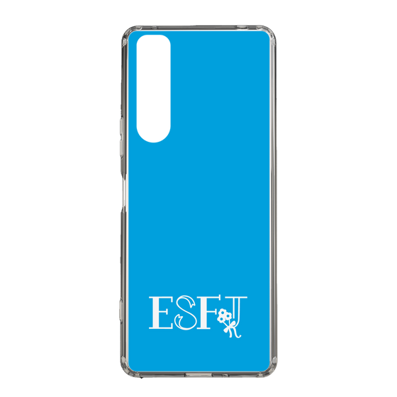 Slim Protection Case［ Original - ESFJ Consul - Alphabet - Blue ］