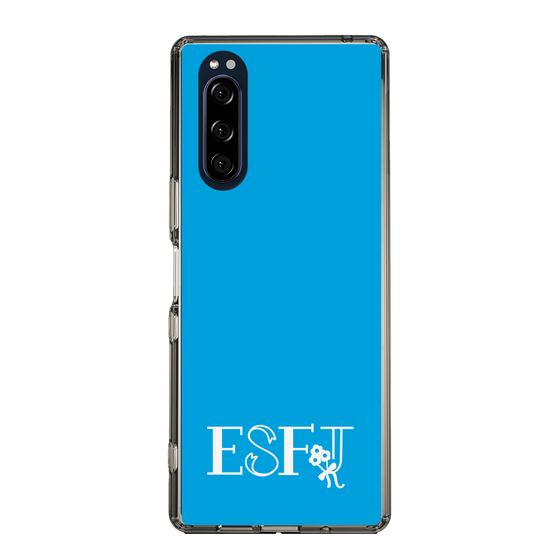 Slim Protection Case［ Original - ESFJ Consul - Alphabet - Blue ］