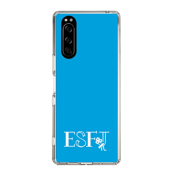 Slim Protection Case［ Original - ESFJ Consul - Alphabet - Blue ］