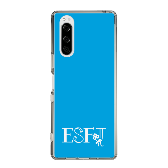 Slim Protection Case［ Original - ESFJ Consul - Alphabet - Blue ］