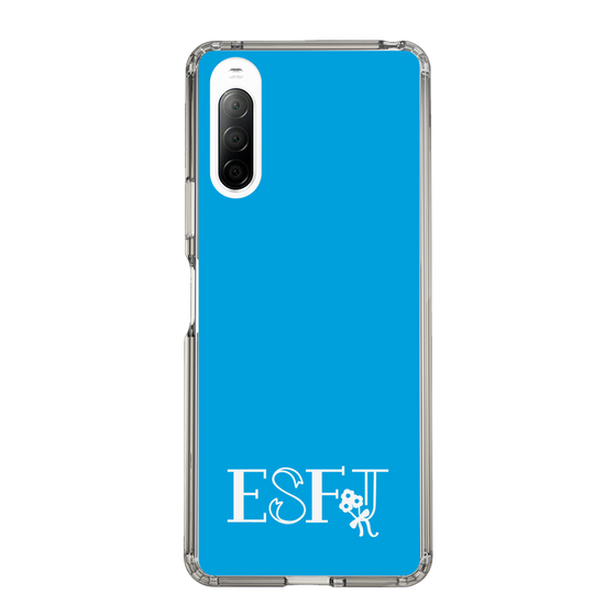 Slim Protection Case［ Original - ESFJ Consul - Alphabet - Blue ］