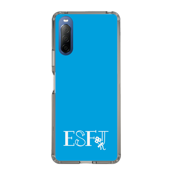 Slim Protection Case［ Original - ESFJ Consul - Alphabet - Blue ］