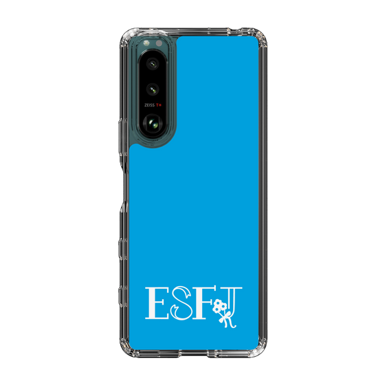 Slim Protection Case［ Original - ESFJ Consul - Alphabet - Blue ］