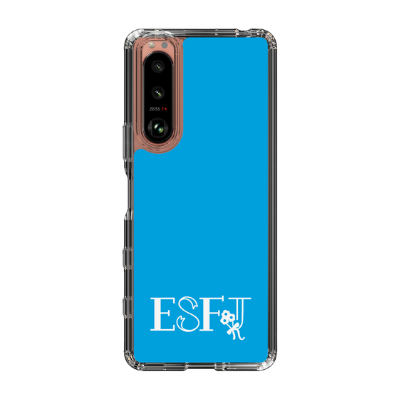 Slim Protection Case［ Original - ESFJ Consul - Alphabet - Blue ］