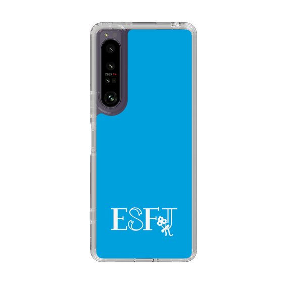 Slim Protection Case［ Original - ESFJ Consul - Alphabet - Blue ］