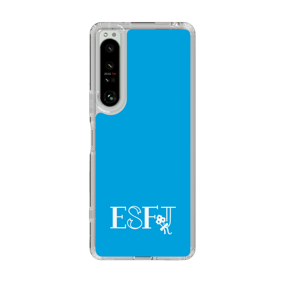 Slim Protection Case［ Original - ESFJ Consul - Alphabet - Blue ］