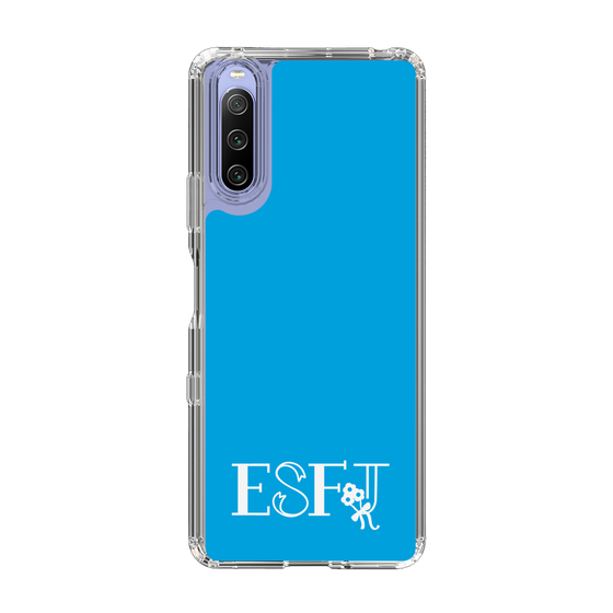 Slim Protection Case［ オリジナル - ESFJ 領事 - アルファベット - Blue ］