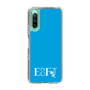Slim Protection Case［ オリジナル - ESFJ 領事 - アルファベット - Blue ］
