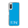 Slim Protection Case［ オリジナル - ESFJ 領事 - アルファベット - Blue ］