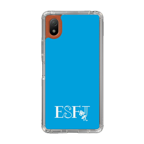 Slim Protection Case［ オリジナル - ESFJ 領事 - アルファベット - Blue ］