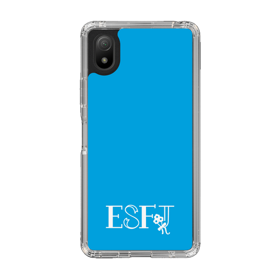 Slim Protection Case［ オリジナル - ESFJ 領事 - アルファベット - Blue ］