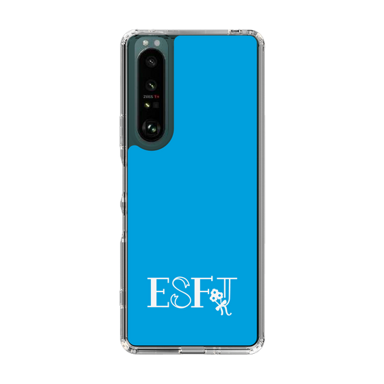 Slim Protection Case［ Original - ESFJ Consul - Alphabet - Blue ］