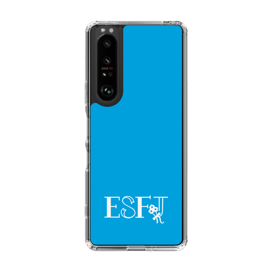Slim Protection Case［ Original - ESFJ Consul - Alphabet - Blue ］