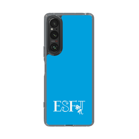 Slim Protection Case［ オリジナル - ESFJ 領事 - アルファベット - Blue ］