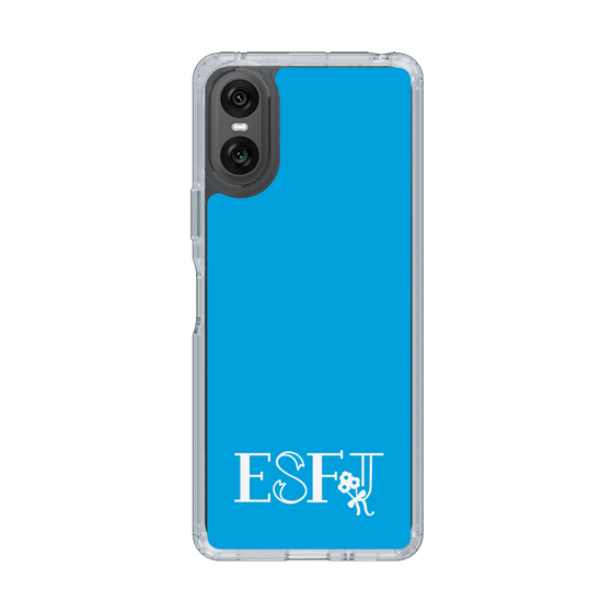 Slim Protection Case［ Original - ESFJ Consul - Alphabet - Blue ］
