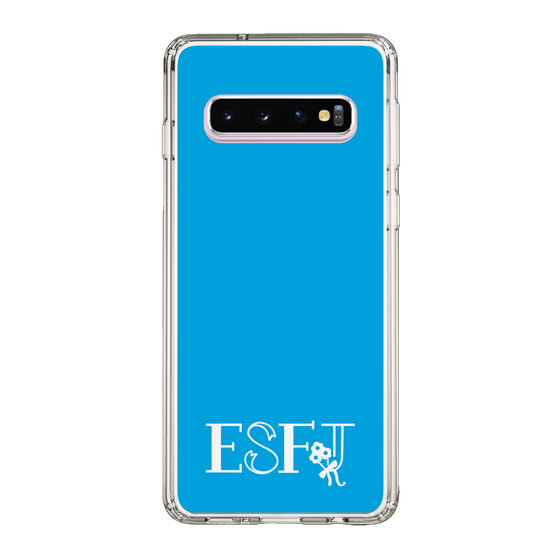Slim Protection Case［ Original - ESFJ Consul - Alphabet - Blue ］