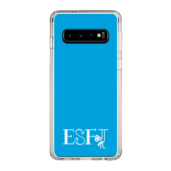 Slim Protection Case［ Original - ESFJ Consul - Alphabet - Blue ］