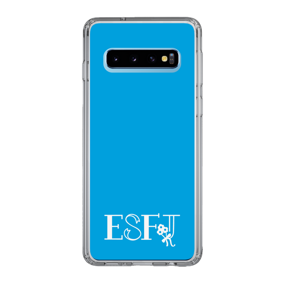 Slim Protection Case［ Original - ESFJ Consul - Alphabet - Blue ］