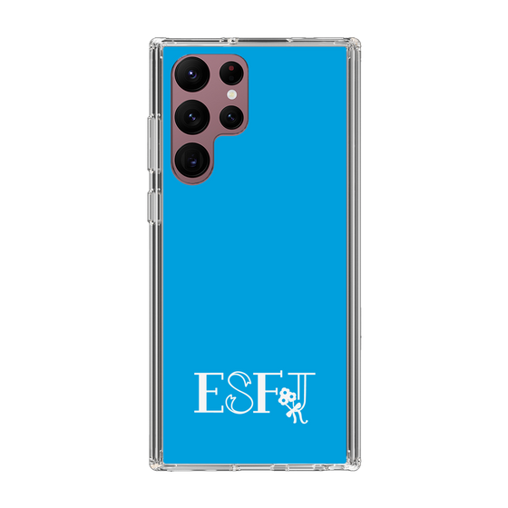Slim Protection Case［ Original - ESFJ Consul - Alphabet - Blue ］
