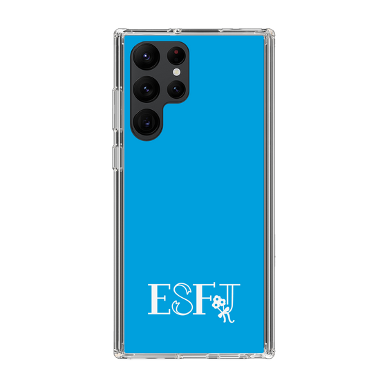 Slim Protection Case［ Original - ESFJ Consul - Alphabet - Blue ］