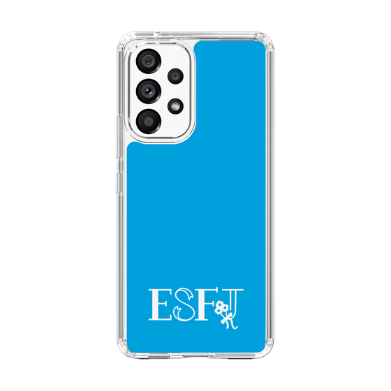 Slim Protection Case［ オリジナル - ESFJ 領事 - アルファベット - Blue ］