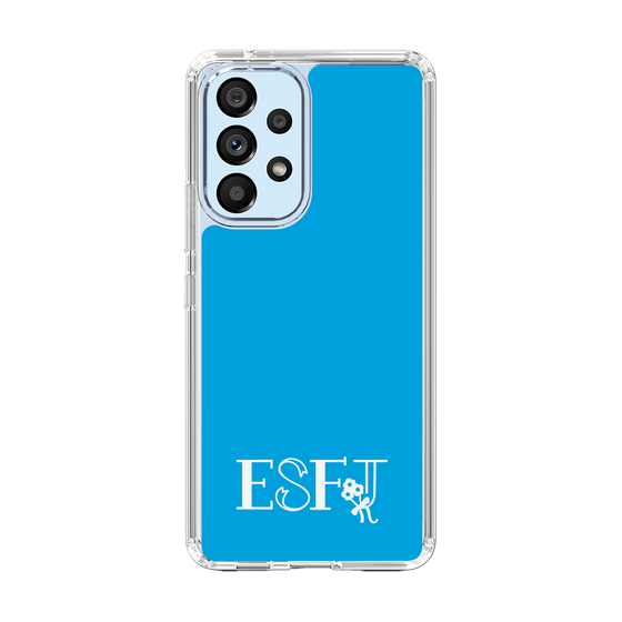 Slim Protection Case［ オリジナル - ESFJ 領事 - アルファベット - Blue ］
