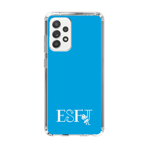 Slim Protection Case［ オリジナル - ESFJ 領事 - アルファベット - Blue ］