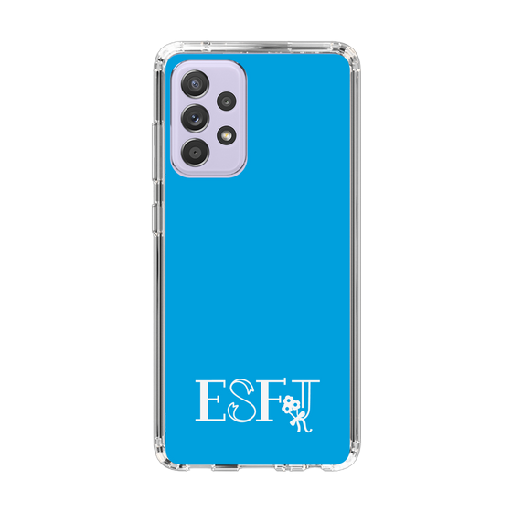 Slim Protection Case［ オリジナル - ESFJ 領事 - アルファベット - Blue ］