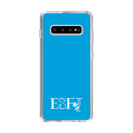Slim Protection Case［ Original - ESFJ Consul - Alphabet - Blue ］