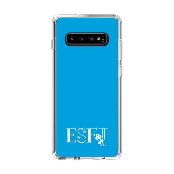 Slim Protection Case［ Original - ESFJ Consul - Alphabet - Blue ］